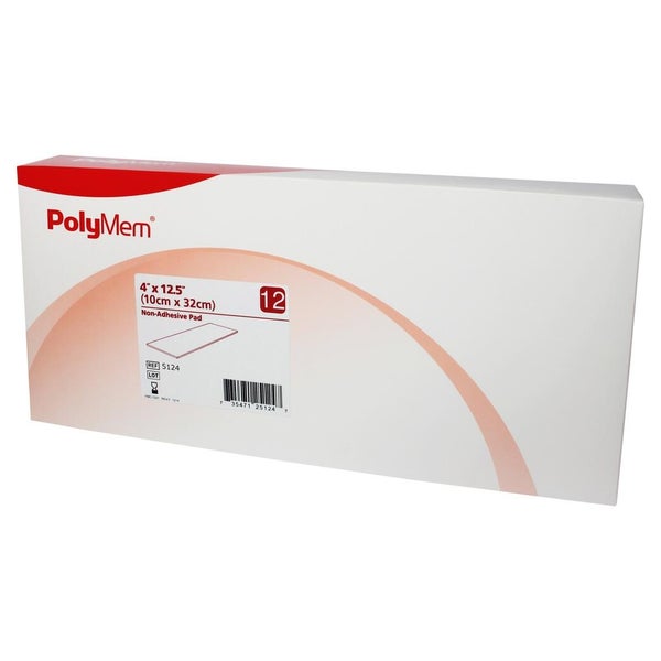 Polymem Wund Pad n.klebend 10x32 cm Roll 12 St