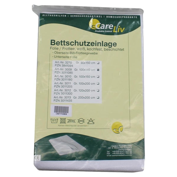 Bettschutzeinlage Folie Frottee 100x140 1 St