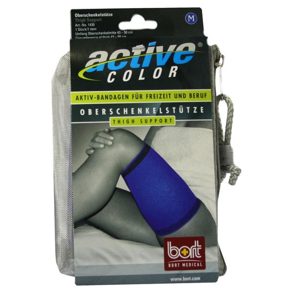 BORT Activecolor Oberschenkelstütze M bl 1 St