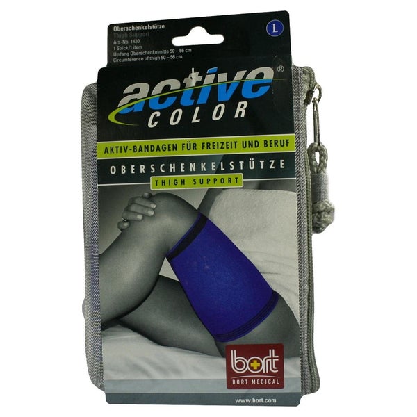BORT Activecolor Oberschenkelstütze L bl 1 St