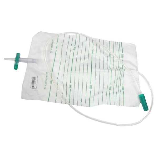 URIN Auffangbeutel Unsteril 2 l Ablauf+R 1 St