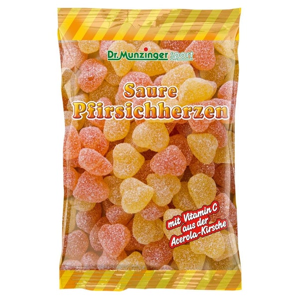 Dr.munzinger Saure Pfirsichherzen mit Vi 250 g