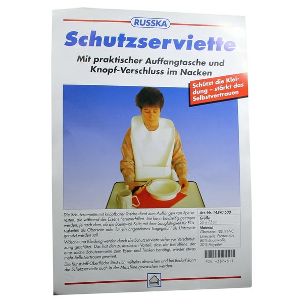 Schutzserviette M.auffangtasche 1 St