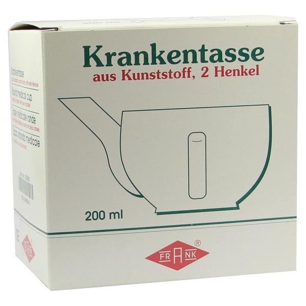Krankentasse Kunststoff rund m.2 Henkeln 200 g