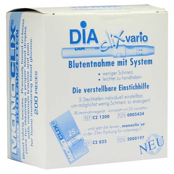 Monoclix Lanzetten 23 G 0,65 mm 25 St 200 St