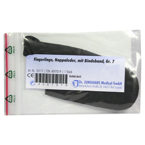Fingerling Nappaleder Gr.7 m.Bindeband 1 St