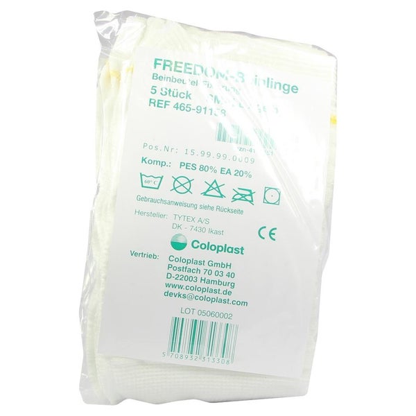Freedom Beinlinge Small gelb 5 St