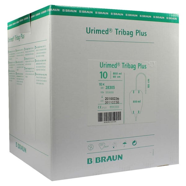 Urimed Tribag Plus Urin Beinbtl.800ml 60 10 St