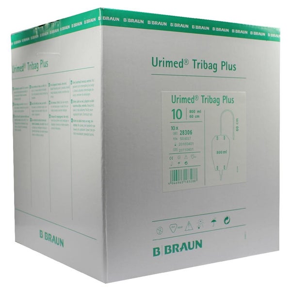 Urimed Tribag Plus Urin Beinbtl.800ml 60 10 St
