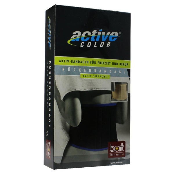 BORT Activecolor Rückenbandage M schwarz 1 St