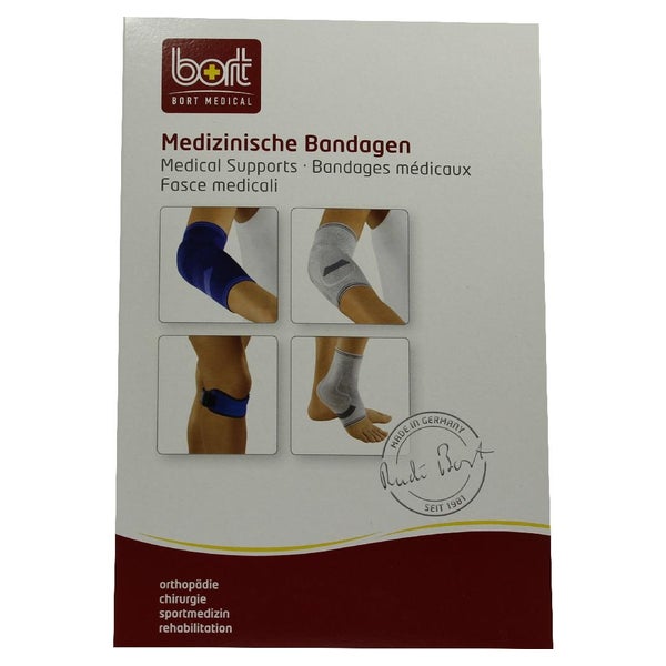BORT Zweizug Kniestütze S blau 1 St