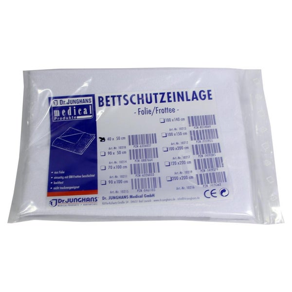 Bettschutzeinlage Folie Frottee 40x50 cm 1 St