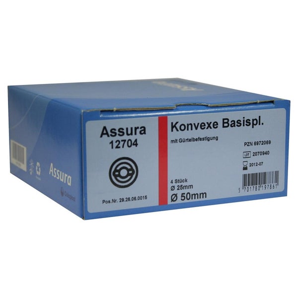 Assura Basisp.konvex RR50 25mm m.Gürtelb 4 St