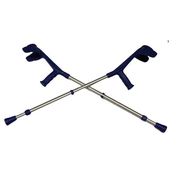 Unterarmkrücke Alu blau 2 St
