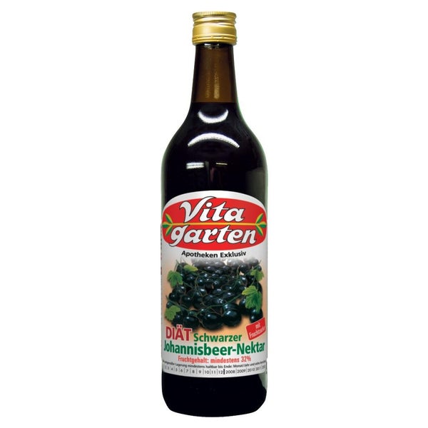 Vitagarten Schw.johannisbeer Diät Nektar 750 ml