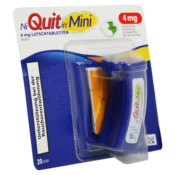 Niquitin Mini 4 mg Lutschtabletten 20 St