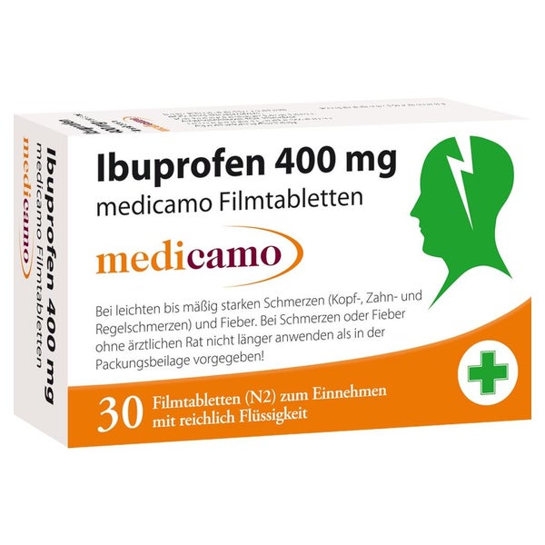 Ibuprofen 400 mg medicamo Filmtabletten 30 St