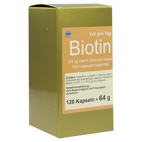 Biotin 1x1 pro Tag Kapseln 120 St