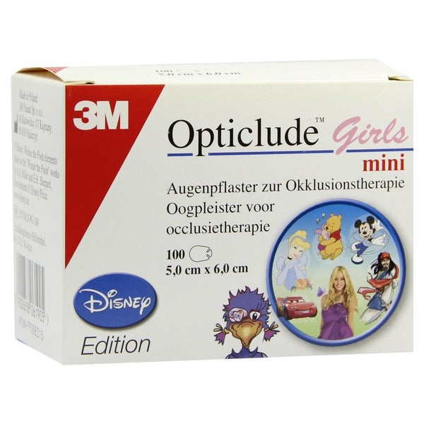 Opticlude 3M Disney girls mini 2537MDPG- 100 St