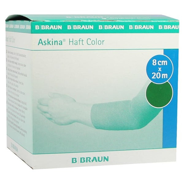 Askina Haftbinde Color 8 cmx20 m grün 1 St