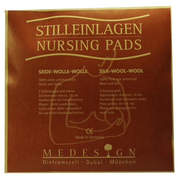 Stilleinlagen Seide/wolle/wolle 2 St