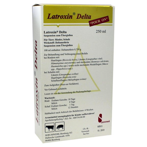 Latroxin Delta Susp.z.übergießen f.Rinde 250 ml