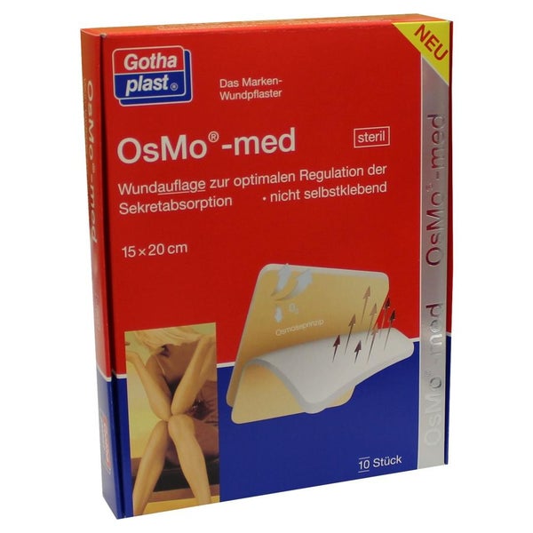 OSMO MED Wundauflage steril 15x20 cm 10 St