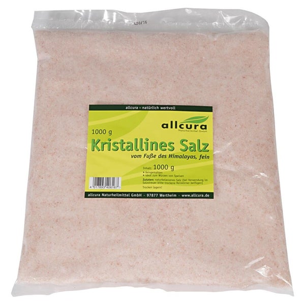 Kristallines Salz V.fuße d.Himalaya fein 1000 g