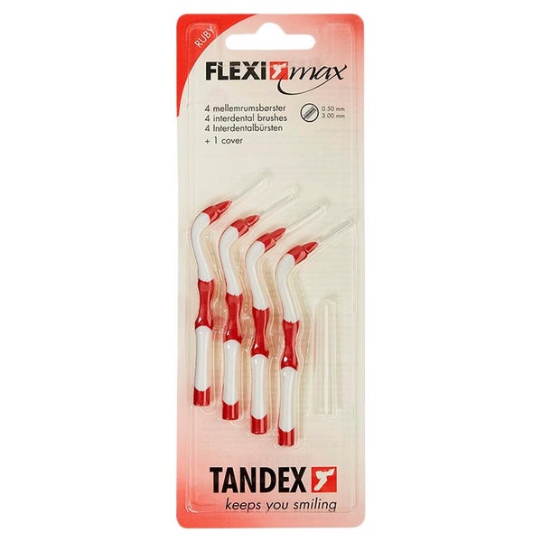 Tandex Flexi max Bürste 0,5 mm rot 4 St