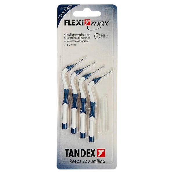 Tandex Flexi max Bürste 0,8 mm ocean 4 St