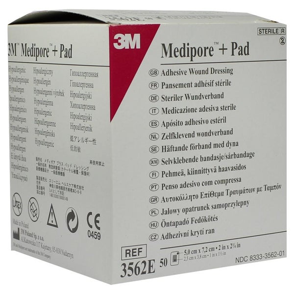 Medipore Plus Pad 3562E steriler Wundver 50 St