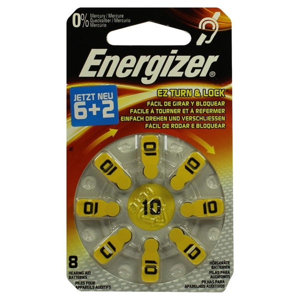 Energizer Hörgerätebatterie 10 8 St