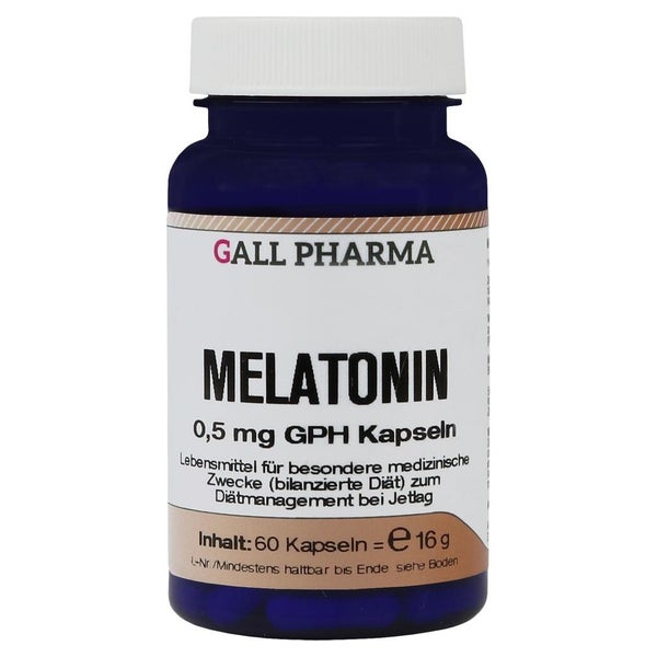 Melatonin 0,5 mg GPH Kapseln 60 St