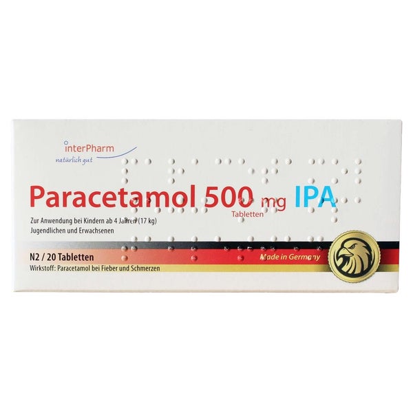 Paracetamol 500 mg IPA Tabletten 20 St