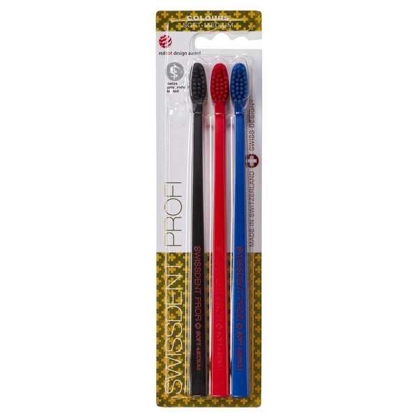 Swissdent Profi Colours Zahnb.Trio soft- 1 St