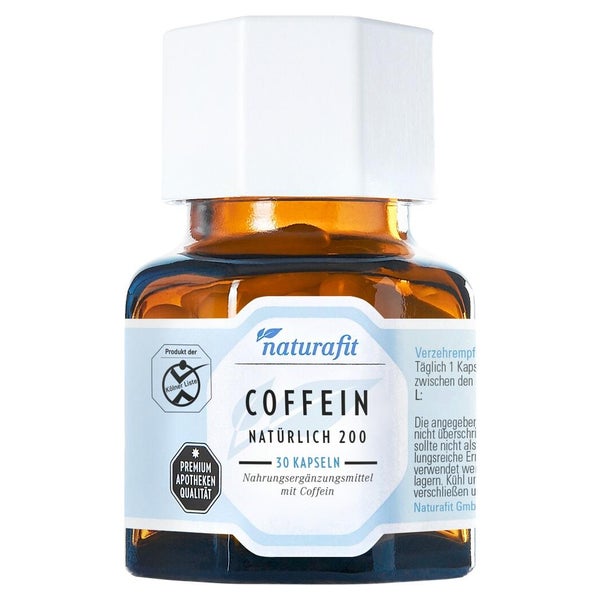 Naturafit Coffein nat 200 Kapseln 30 St
