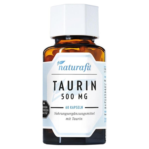 Naturafit Taurin 500 mg Kapseln 60 St