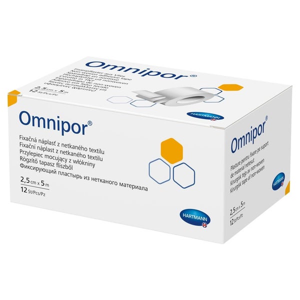 Omnipor 2,5 cm x 5 m 12 St