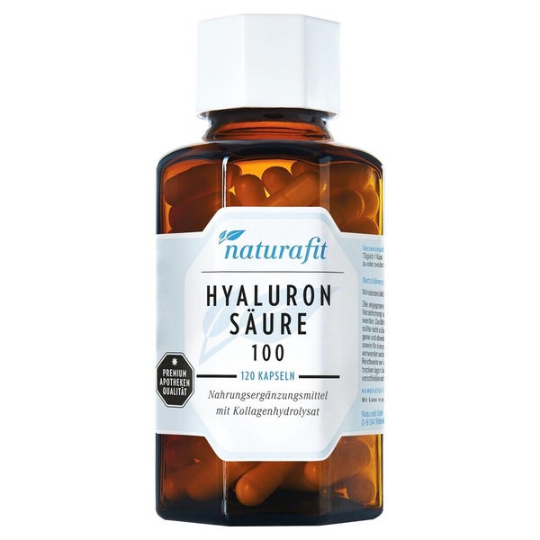 Naturafit Hyaluronsäure 100 Kollagenhydr 120 St
