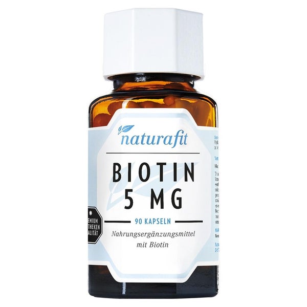 Naturafit Biotin 5 mg Kapseln 90 St