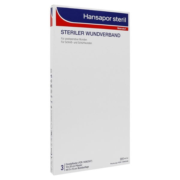 Hansapor Steril Wundverband 10x20 cm 1 St