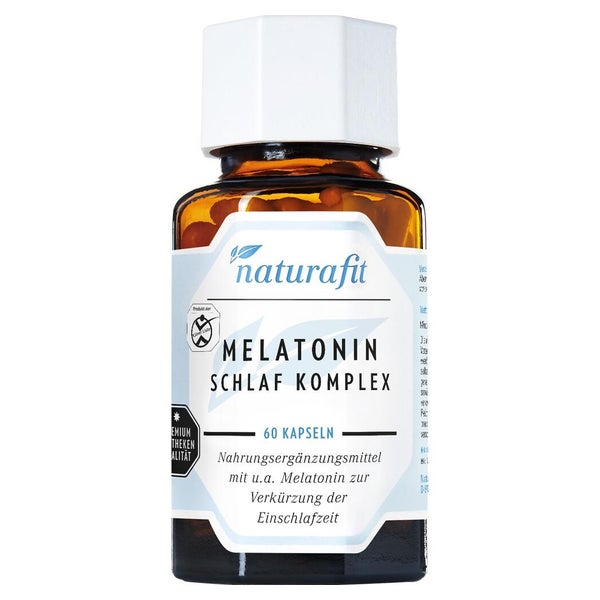 Naturafit Melatonin Schlaf Komplex Kapse 60 St