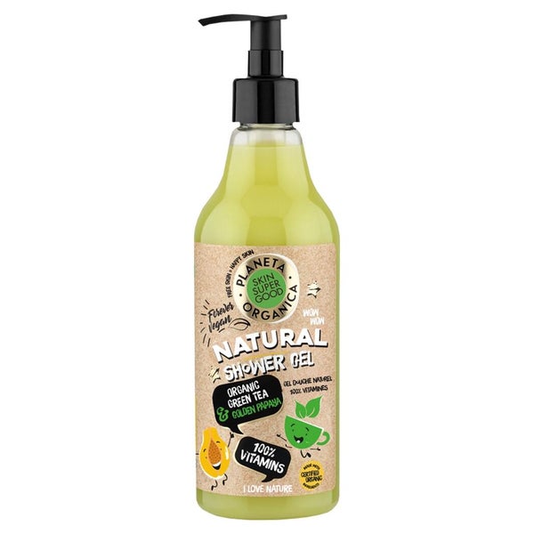 Planeta Organica Natural Duschgel 100% Vitamine 500 ml