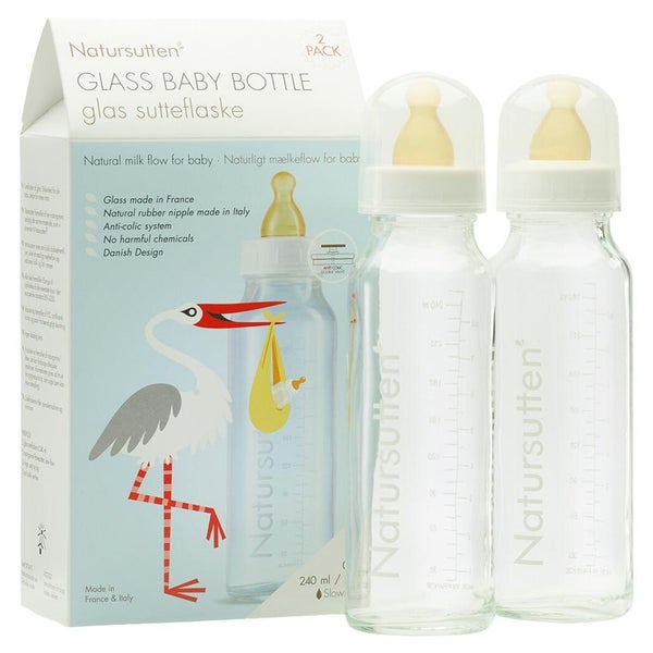 Babyflaschen 240ml M Anti-kolik-ventil Natursutten 2 St
