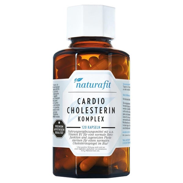 Naturafit Cardio Cholesterin Komplex Kapseln 120 St