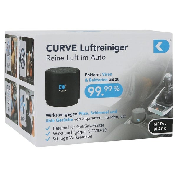 Curve Luftreiniger Metal black 1 St