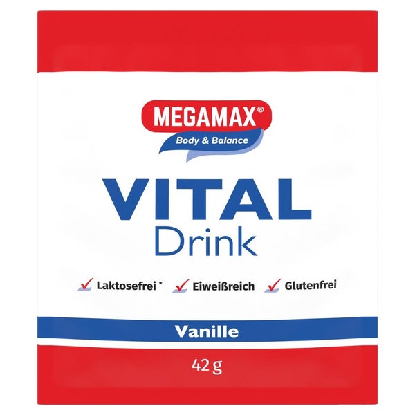 Megamax Vital Drink Vanille Pulver 42 g