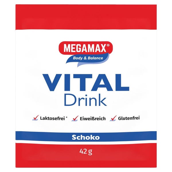 Megamax Vital Drink Schoko Pulver 42 g