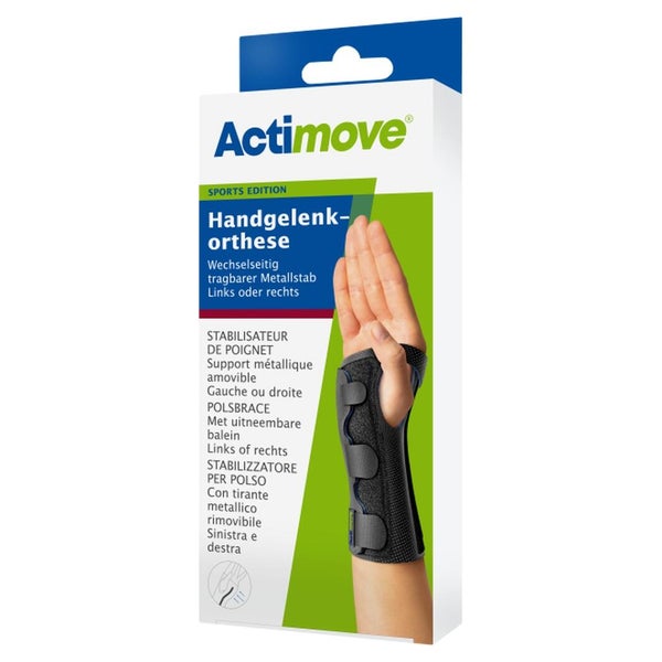 Actimove Sport Handgelenkort.m.metallst. 1 St