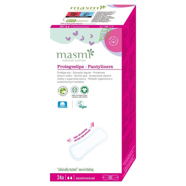 Bio Slipeinlagen Classic 100% Bio Baumwolle Masmi 24 St
